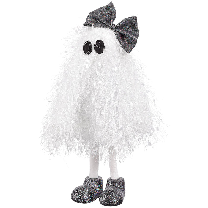 13" Halloween Ghost -White/Black (Pack of 12) - AFZ641-WH/BK