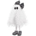 13" Halloween Ghost -White/Black (Pack of 12) - AFZ641-WH/BK
