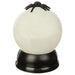 6" Battery Operated Halloween Spider Globe With Light -White/Black (Pack of 6) - AFZ871-WH/BK