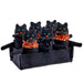 4" Set Of Halloween Cats In Tray -Black (Pack of 6) - AFZ926-BK