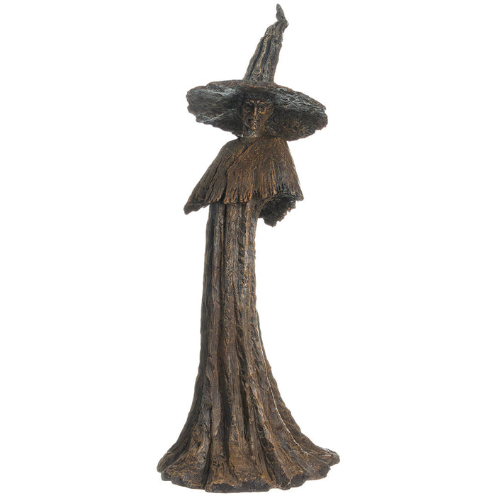 32.5" Artificial Halloween Witch Statue -Brown - AFZ987-BR