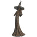 32.5" Artificial Halloween Witch Statue -Brown - AFZ987-BR