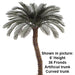 12' CUSTOM MADE UV-Proof Outdoor Large Artificial Sago Cycas Palm Tree -36 Fronds -Green - AP-82512