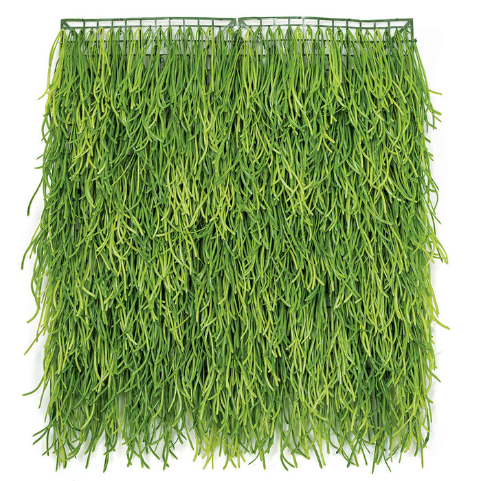 25"x20" IFR UV-Proof Outdoor Artificial Hanging Grass Mat -2 Tone Green (pack of 2) - AR-154540