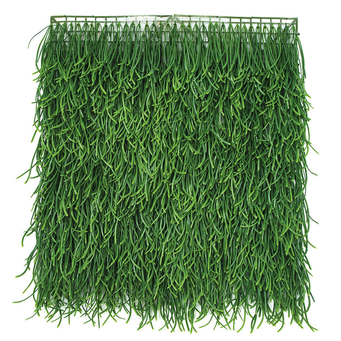 25"x20" Outdoor UV-Proof IFR Artificial Hanging Grass Mat -Dark Green (Pack of 2) - AR-154545
