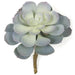 6"HX6"W Artificial Echeveria Stem -Frosted Gray/Blue (Pack of 12) - A-161070