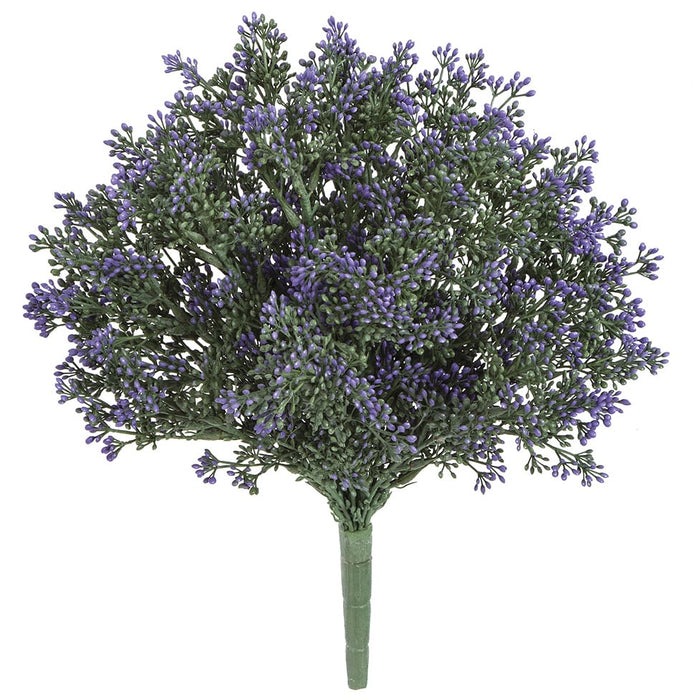 14.5" IFR Artificial Plastic Verbena Cluster Flower Bush -Purple (pack of 12) - AR170800