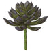 7"HX6"W IFR Artificial Echeveria Stem -Purple/Green (Pack of 12) - AR175110