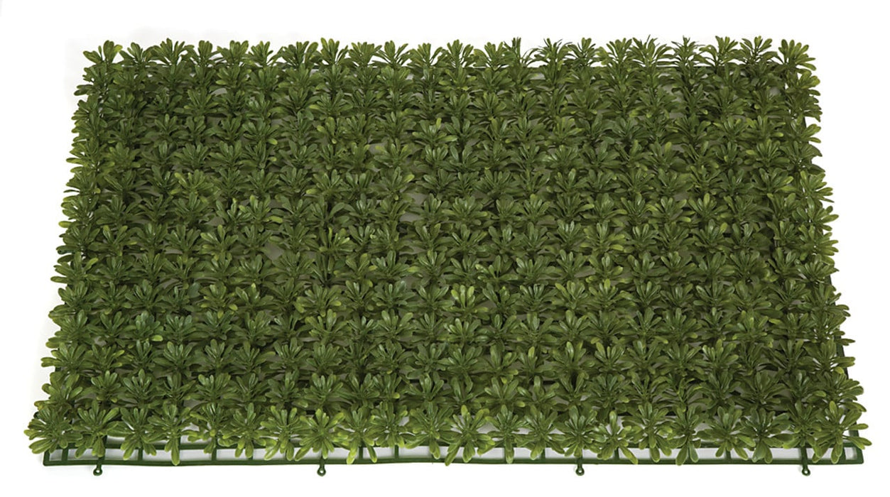 24"x16" IFR Artificial Podocarpus Leaf Mat -Green (Pack of 4) - AR191300