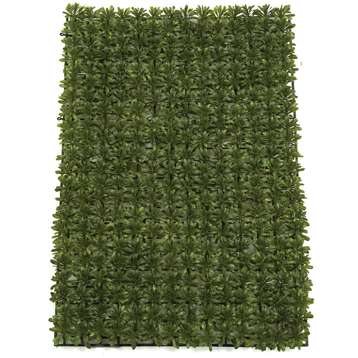 24"x16" IFR Artificial Podocarpus Leaf Mat -Green (Pack of 4) - AR191300