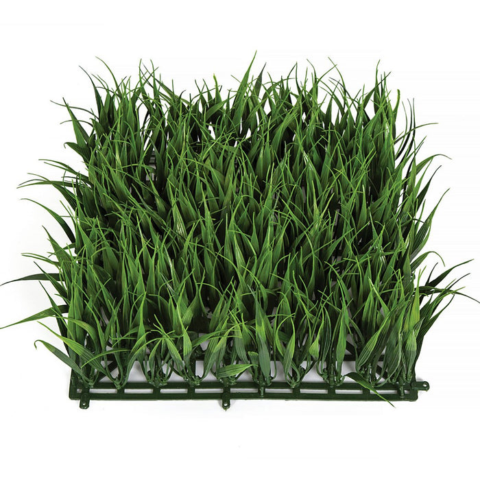 10"x10"x4" IFR UV-Proof Outdoor Artificial Grass Mat -2 Tone Green (pack of 4) - AR197360