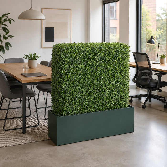 30"Hx36"W"x12"D IFR Boxwood Artificial Topiary Hedge -2 Tone Green - AR-200670