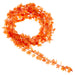 10' IFR PVC Artificial Mini Oak Leaf Roping Garland -Orange (pack of 12) - ARF637-OR