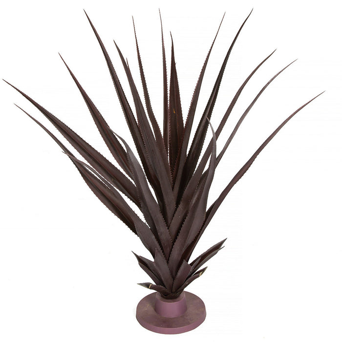 38" Outdoor UV-Resistant IFR Artificial Pandanus Plant w/Base -Burgundy (Pack of 2) - AUR-185710