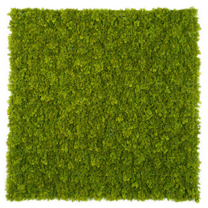 40"x40"x1.5" Outdoor UV-Resistant IFR Artificial Reindeer Moss Mat -Light Green (Pack of 2) - AUR-240702