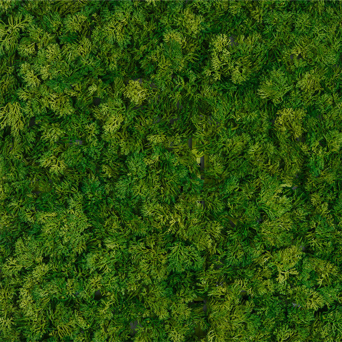 40"x40"x1.5" Outdoor UV-Resistant IFR Artificial Reindeer Moss Mat -Dark Green (Pack of 2) - AUR-240704