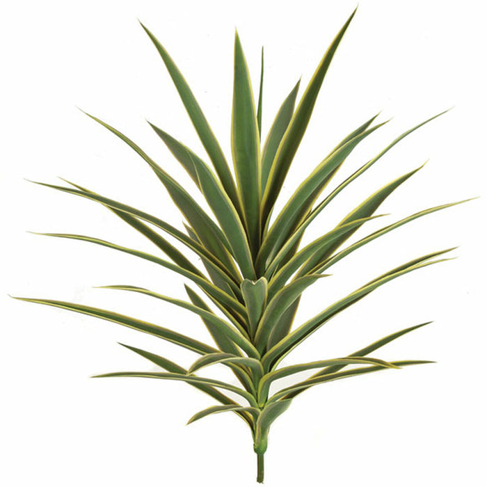 30" UV-Resistant Outdoor Artificial Yucca Plant -Green/Cream (pack of 2) - AUV102105