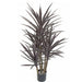 4'5" UV-Resistant Outdoor Artificial Yucca Tree w/Pot -Burgundy - AUV102110