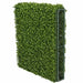 32"Hx37"Wx8"D Outdoor UV-Resistant Artificial Boxwood Topiary Hedge -2 Tone Green - AUV102140