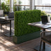 32"Hx37"Wx8"D Outdoor UV-Resistant Artificial Boxwood Topiary Hedge -2 Tone Green - AUV102140