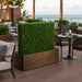 32"Hx37"Wx8"D Outdoor UV-Resistant Artificial Boxwood Topiary Hedge -2 Tone Green - AUV102140