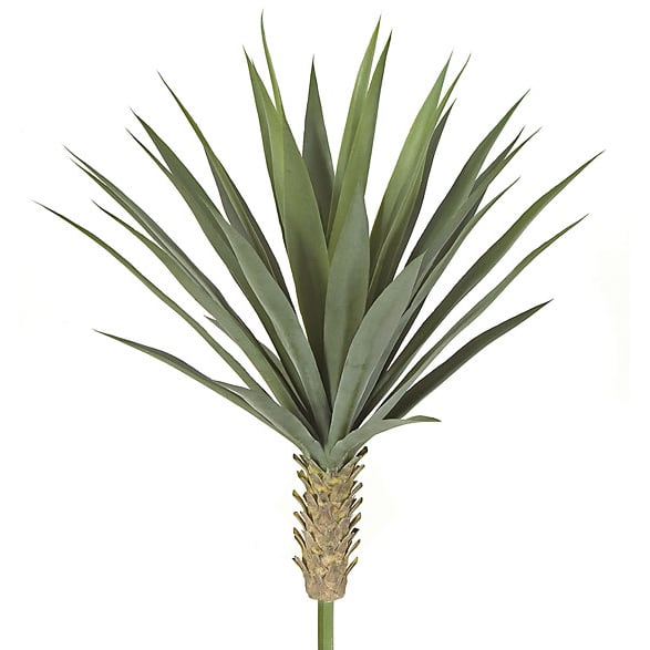 26" UVResistant Outdoor Artificial Yucca Plant Green — Silks Are Forever