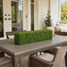 12"Hx48"Wx12"D Outdoor UV-Resistant Artificial Boxwood Topiary Hedge -2 Tone Green - AUV123200