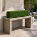 12"Hx48"Wx12"D Outdoor UV-Resistant Artificial Boxwood Topiary Hedge -2 Tone Green - AUV123200