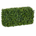 12"Hx24"Wx12"D Outdoor UV-Resistant Artificial Boxwood Topiary Hedge -2 Tone Green - AUV133000