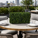 12"Hx24"Wx12"D Outdoor UV-Resistant Artificial Boxwood Topiary Hedge -2 Tone Green - AUV133000