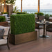 30"Hx36"Wx12"D Outdoor UV-Resistant Artificial Boxwood Topiary Hedge -2 Tone Green - AUV133005