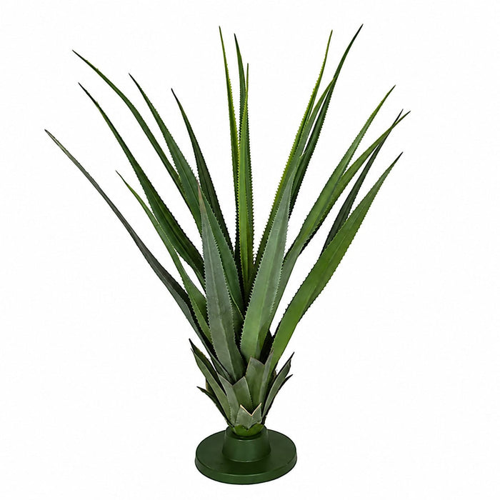 3' Outdoor UV-Resistant Artificial Agave Plant w/Base -Green - AUV1470