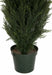 8' UV-Resistant Outdoor Artificial Cypress Cone-Shaped Topiary Tree -Green - AUV150008