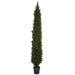 10' UV-Resistant Outdoor Artificial Cypress Cone-Shaped Topiary Tree -Green - AUV150010