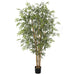 6' UV-Resistant Outdoor Artificial Bamboo Tree w/Pot -Green - AUV161810