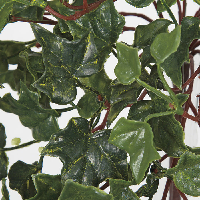 14" UV-Resistant Outdoor Artificial Hanging English Ivy Plant -2 Tone Green (pack of 12) - AUV175380