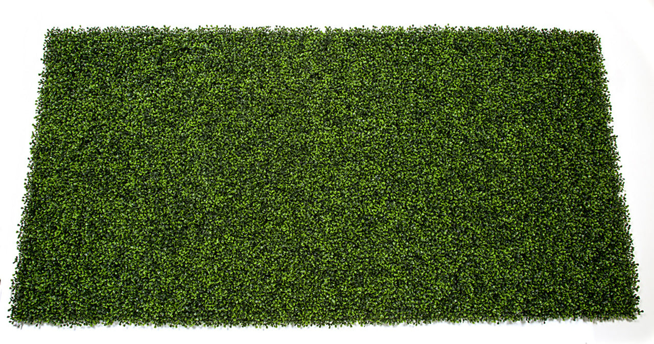 103"x51" UV-Resistant Outdoor Artificial Boxwood Mat Roll -2 Tone Green - AUV180080