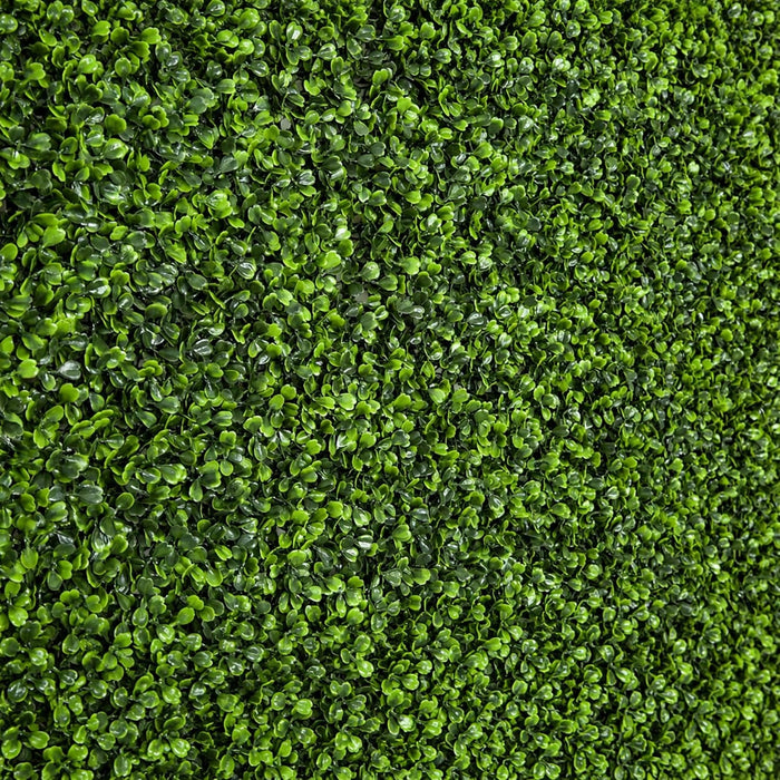 103"x51" Outdoor UV-Resistant Artificial Boxwood Mat Roll -2 Tone Green - AUV180080