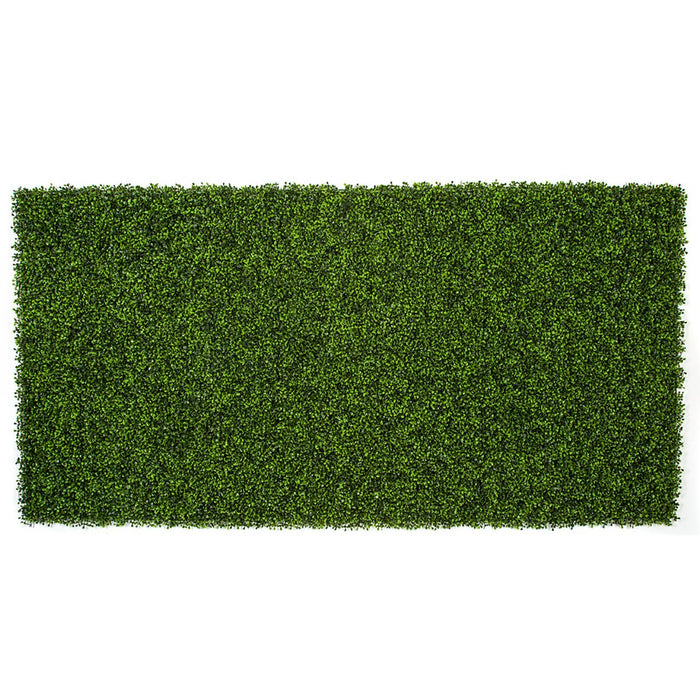 103"x51" UV-Resistant Outdoor Artificial Boxwood Mat Roll -2 Tone Green - AUV180080