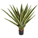 3' UV-Resistant Outdoor Artificial Agave Plant w/Pot -Green/Cream - AUV181160