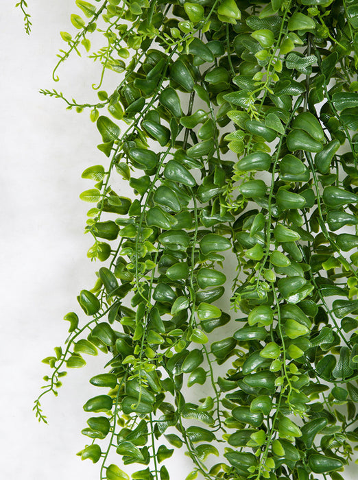 32" Outdoor UV-Resistant Artificial Hanging Button Fern Plant -Green (Pack of 6) - AUV-195180