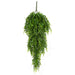 32" Outdoor UV-Resistant Artificial Hanging Button Fern Plant -Green (Pack of 6) - AUV-195180