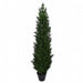 5' Outdoor UV-Resistant Artificial Cedar Cone-Shaped Topiary Tree w/Pot -Green - AUV1965