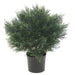 17" Outdoor UV-Resistant Artificial Cedar Plant w/Pot -Green (Pack of 2) - AUV-250240