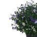 19" Outdoor UV-Resistant Artificial Baby's Breath Flower Plant w/Pot -Purple/Lilac (Pack of 2) - AUV-250265