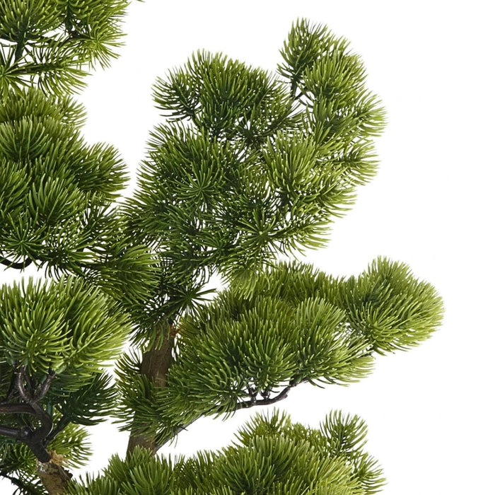3'5"Hx23"W Outdoor UV-Resistant Artificial Cypress Bonsai Tree w/Pot -Green - AUV-251010