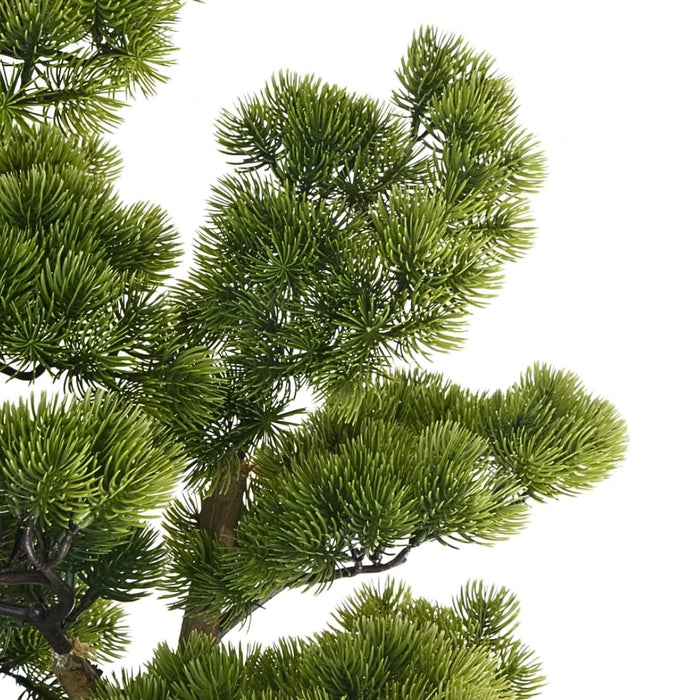 5'6"Hx24"W Outdoor UV-Resistant Artificial Cypress Bonsai Tree w/Planter -Green - AUV-251000