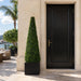 6' Outdoor UV-Resistant Artificial Dwarf Boxwood Cone-Shaped Topiary Tree -Green - AUV181590