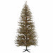 8'Hx52"W Vienna Twig Artificial Christmas Tree, LED Pre-Lit -Brown/Green - B167681LED