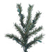 2'Hx16"W Natural Trunk With Bark Alpine Artificial Christmas Tree, LED Pre-Lit -Green - B907321LED